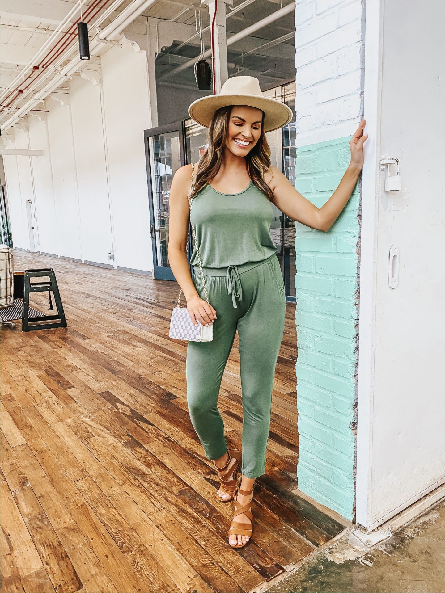 walmart green jumpsuit